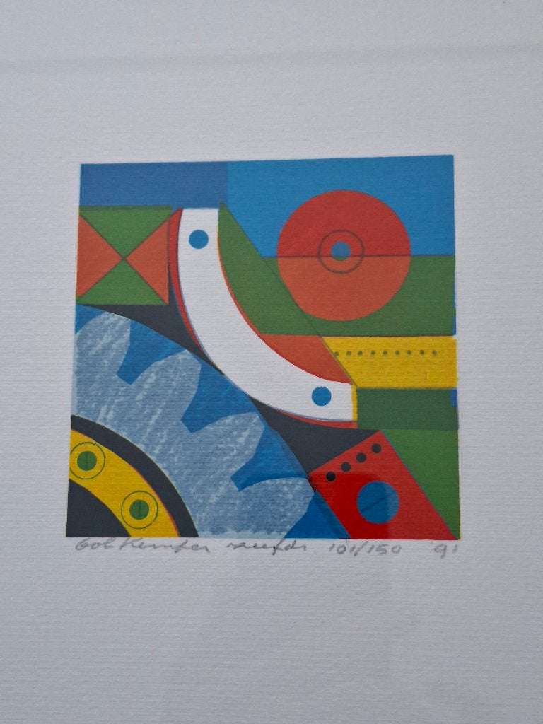 Serie van 4 zeefdrukken van Bob Kemper, Antiek en Kunst, Kunst | Litho's en Zeefdrukken, Ophalen of Verzenden