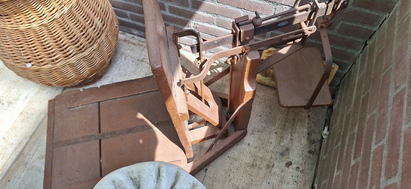 Bascule weegschaal, Antiek en Kunst, Ophalen