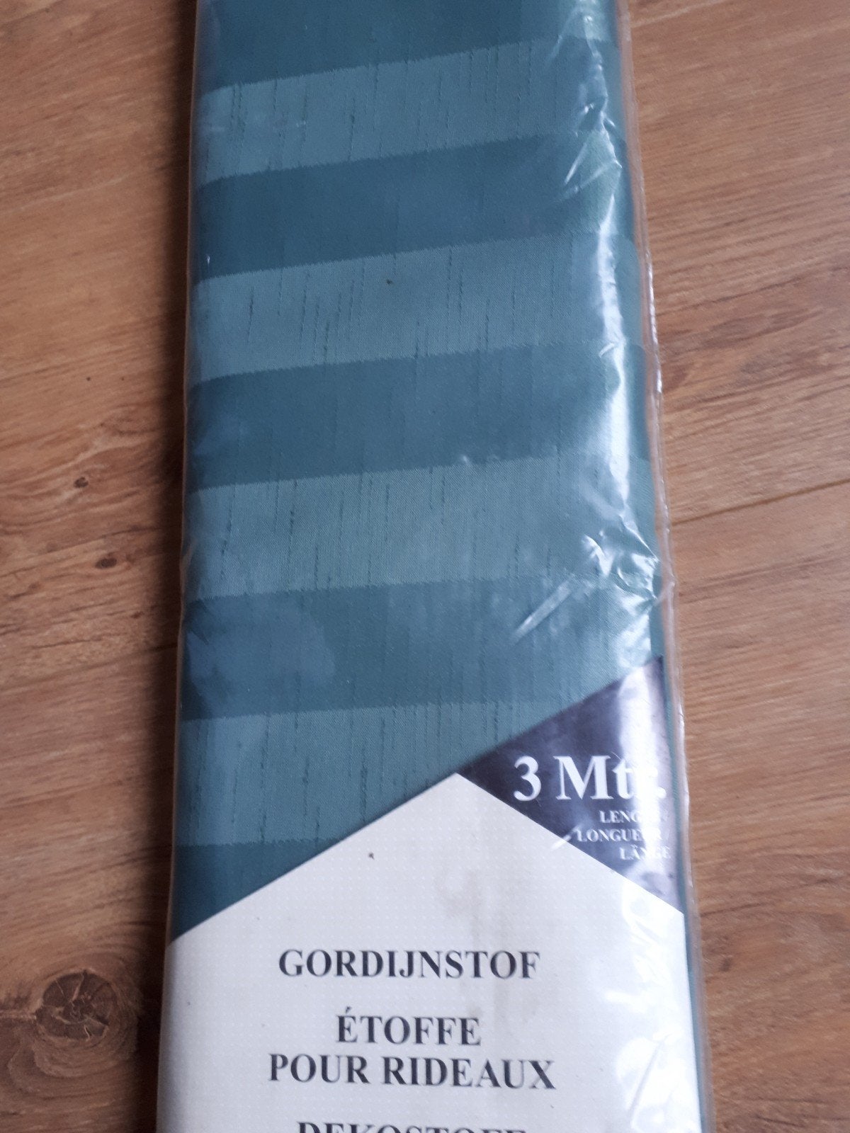 Groene stof 3 meter, Ophalen of Verzenden, Katoen, 200 cm of meer, 120 cm of meer