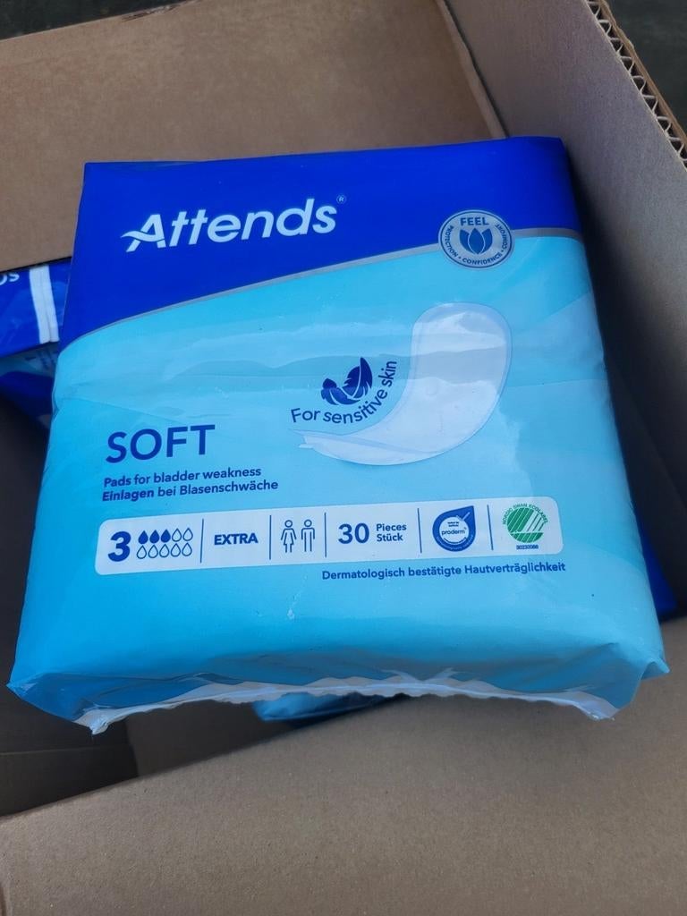 Attends incontinentie verband soft 3 6 pakken per doos 20.00, Diversen, Verpleegmiddelen, Ophalen of Verzenden