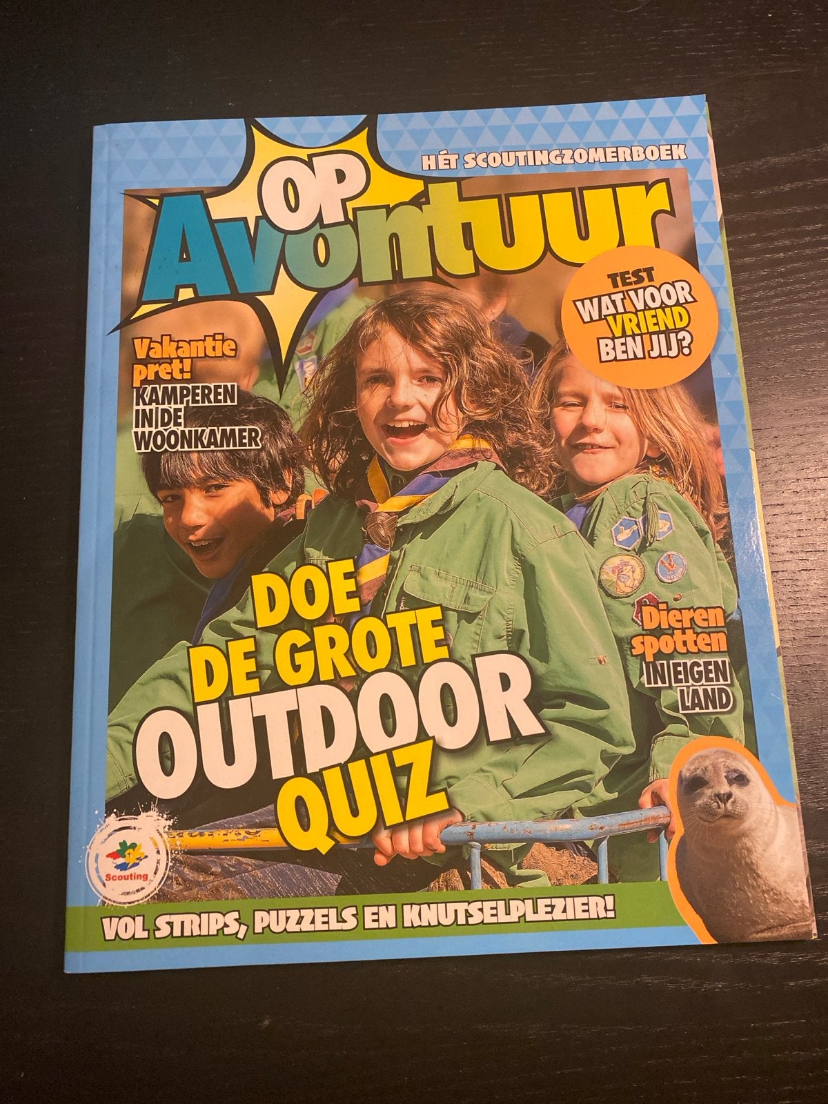 Hét Scouting Zomerboek: Op Avontuur (Vol Strips, Puzzels), Ophalen of Verzenden, Zo goed als nieuw