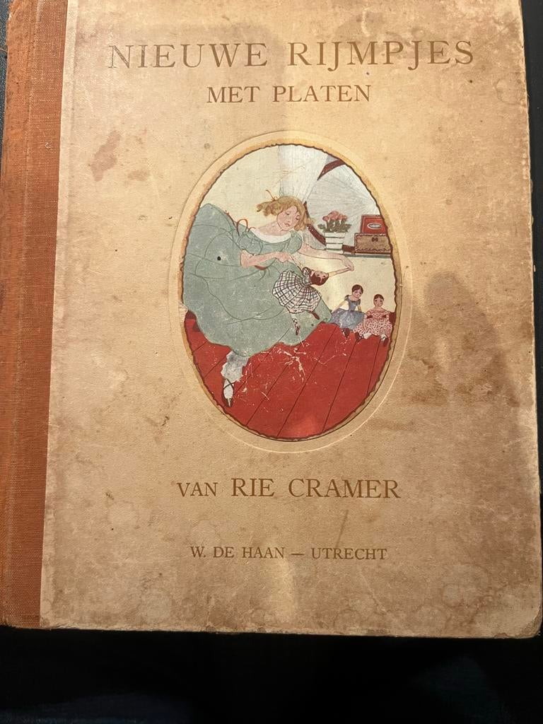 Nieuwe Rijmpjes met Platen - Rie Cramer (Vintage), Ophalen of Verzenden, Gelezen, Sprookjes