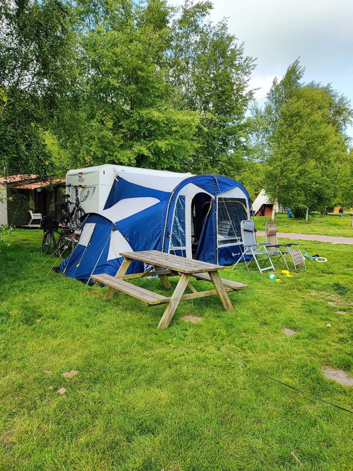 StarCamp Sprinter voortent met zijtent voor camper/caravan, Ophalen, Gebruikt