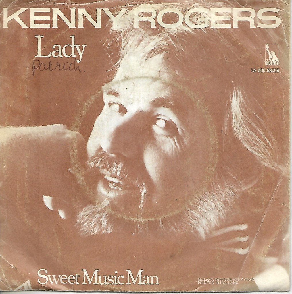 Kenny Rogers - Lady, Cd's en Dvd's, Vinyl Singles, Ophalen of Verzenden, Gebruikt, 7 inch, Pop