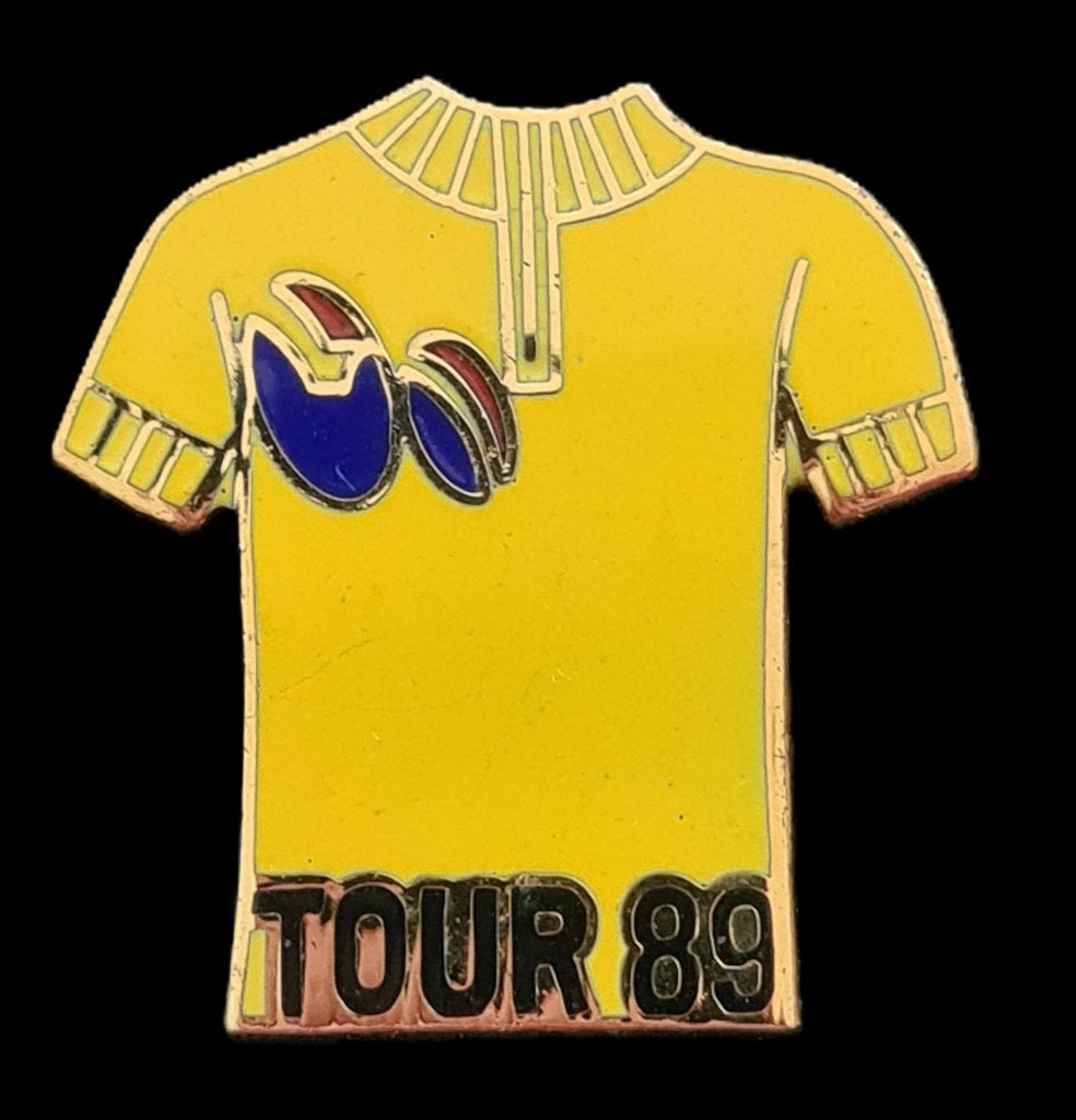 Tour 89 pin- gele trui- emaille, Verzenden, Nieuw, Sport, Speldje of Pin
