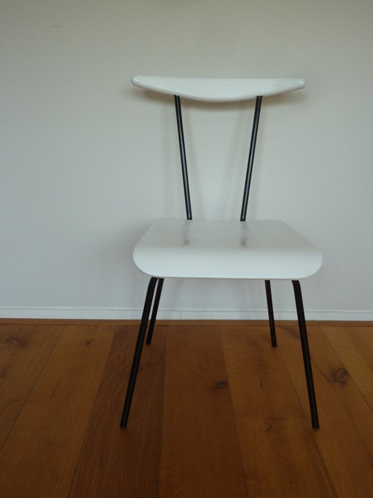 Dressboy-chair Wim Rietveld 1960's, Huis en Inrichting, Ophalen, Gebruikt, Wit, Eén