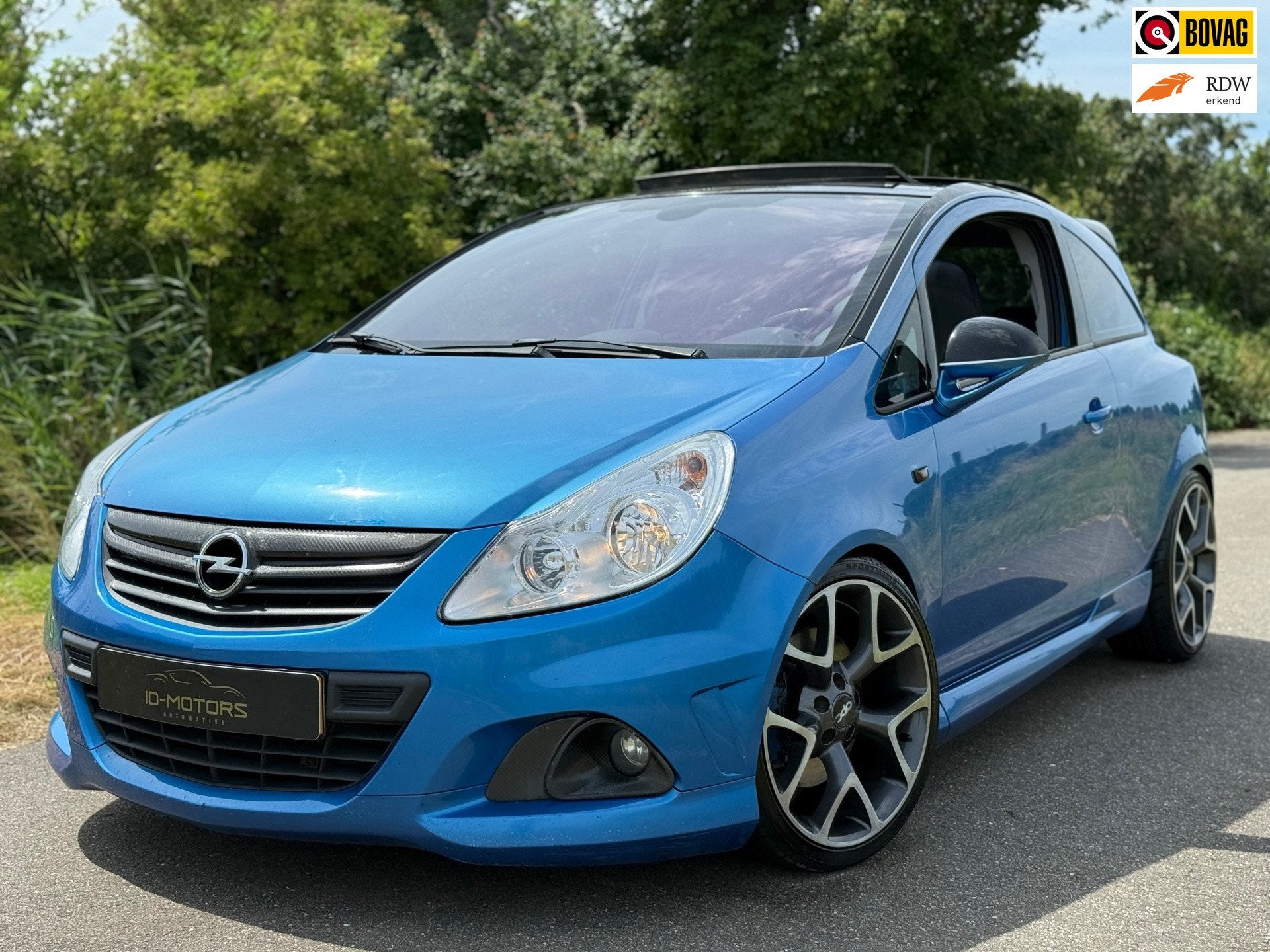 Opel Corsa 1.6-16V T OPC KUIPSTOELEN PANO SPORT LUXE UITVOER, Gebruikt, Blauw, Leder, Bedrijf