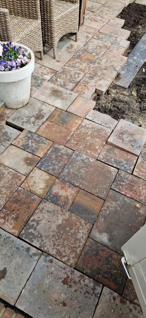 Tegels, klinkers, Ophalen, Beton, Klinkers