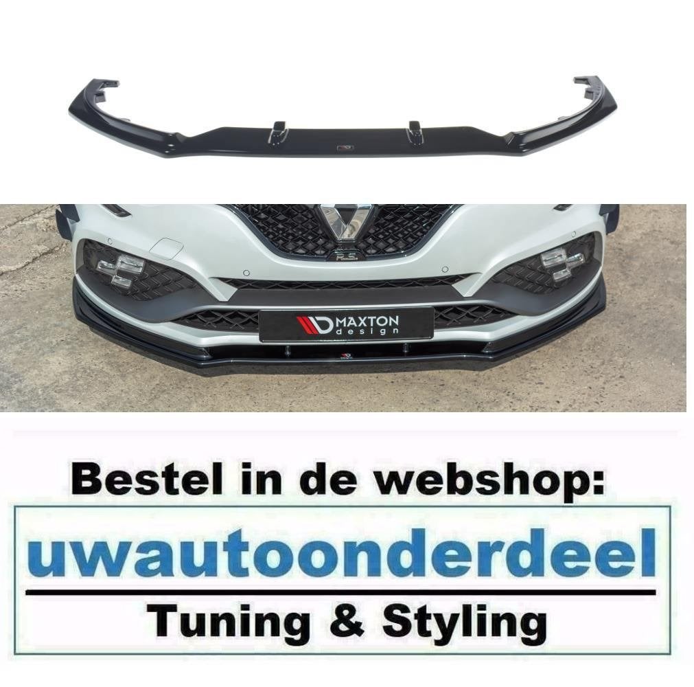 Maxton Spoiler Lip Splitter Voor Renault Megane 4 RS