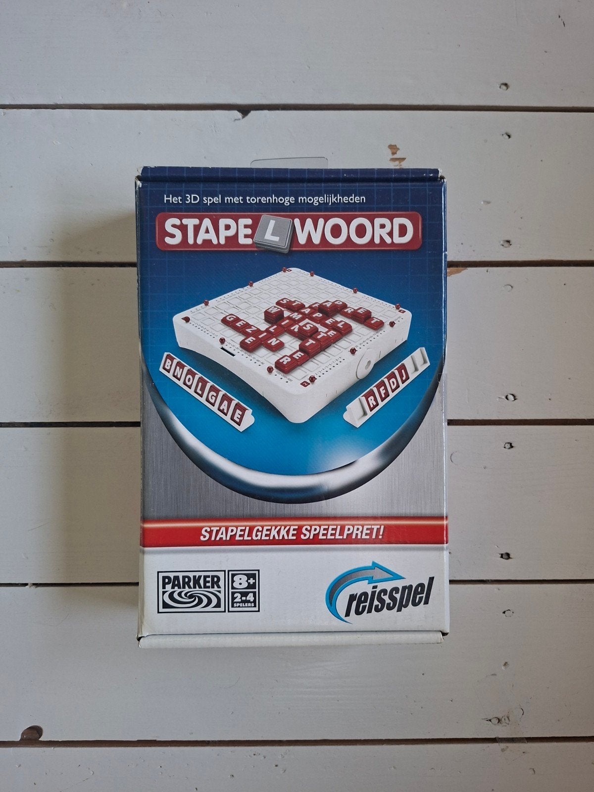 Stapelwoord reisspel, Hobby en Vrije tijd, Parker, Gebruikt, Ophalen of Verzenden, Een of twee spelers
