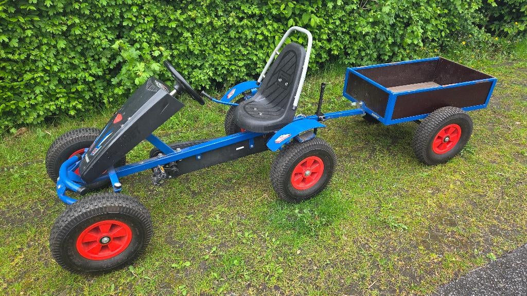 Mammoet skelter met aanhanger, Kinderen en Baby's, Speelgoed | Buiten | Skelters, Ophalen, Gebruikt, Mammoet, Met kar of aanhanger