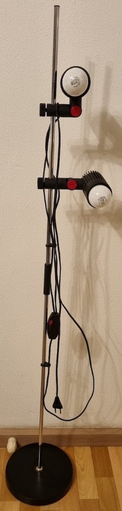 Vintage “Roger Tallon” vloerlamp, design lamp, jaren 1970., Huis en Inrichting, Lampen | Vloerlampen, Zo goed als nieuw, 150 tot 200 cm