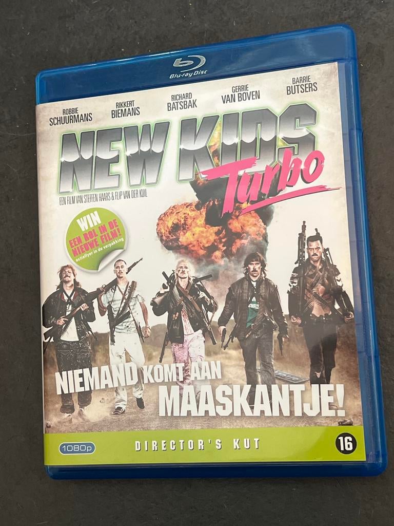 New Kids Turbo Blu-ray - Niemand komt aan Maaskantje!, Ophalen of Verzenden, Zo goed als nieuw, Humor en Cabaret