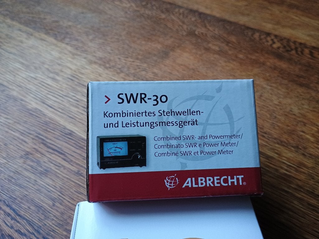 Albrecht SWR-30 gecombineerde SWR- en vermogensmeter, Verzenden, Zo goed als nieuw, Zender en Ontvanger