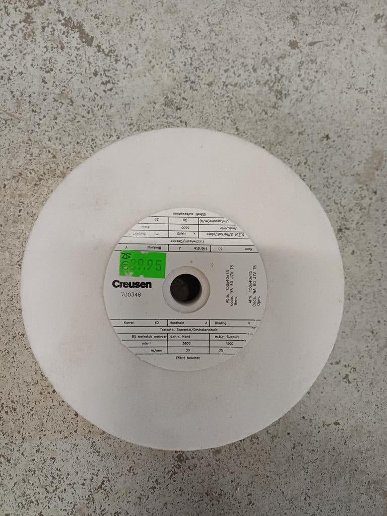 Creusen Slijpsteen 150x40x15 - Nieuw, Doe-het-zelf en Verbouw, Gereedschap | Slijpmachines, Ophalen of Verzenden, Nieuw, Minder dan 700 watt