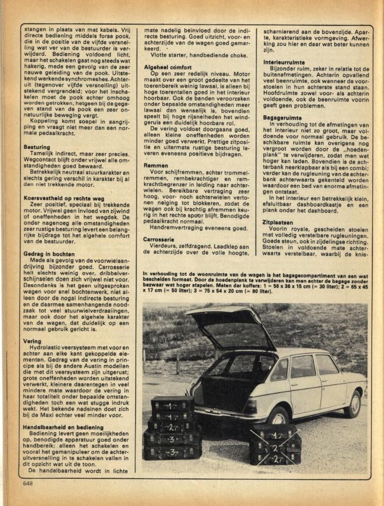 Autokampioen test Austin Maxi 1750 Maart 1972, Ophalen of Verzenden, Gelezen, Overige merken