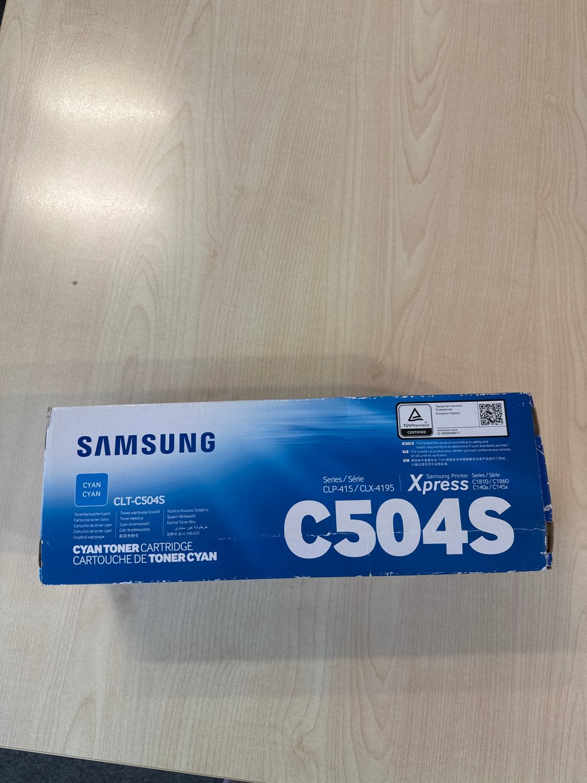 Samsung C504S Cyan Toner Cartridge - Nieuw, Ophalen of Verzenden, Nieuw, Toner