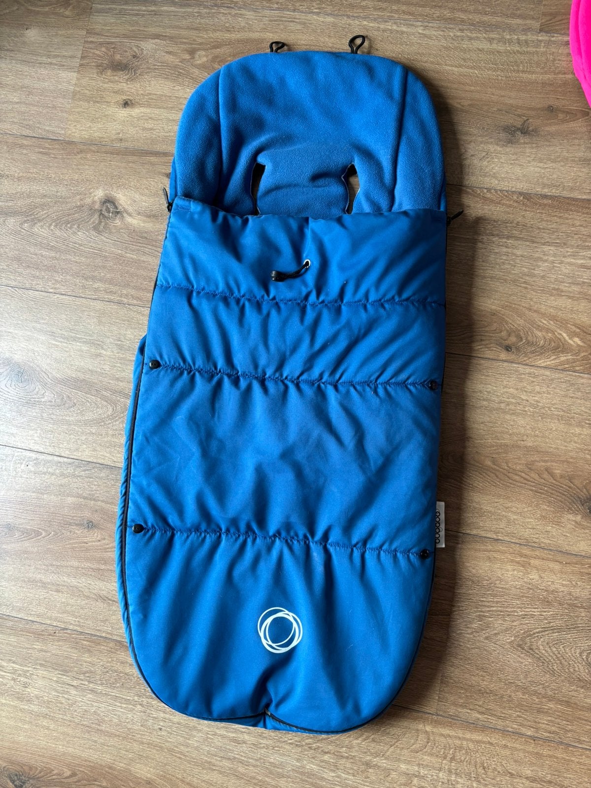 Bugaboo voetenzak blauw, Ophalen of Verzenden, Zo goed als nieuw, Voetenzak