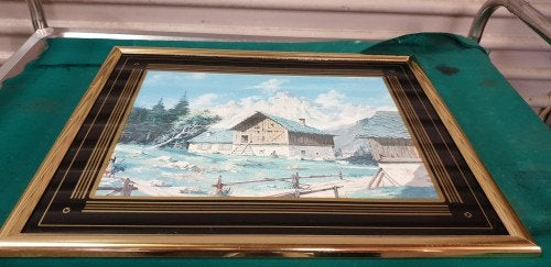 schilderij prent oostenrijk, Ophalen of Verzenden, 'T Olde Gre-j, Info@toldegrej.nl, Endepoelstraat 20f Didam