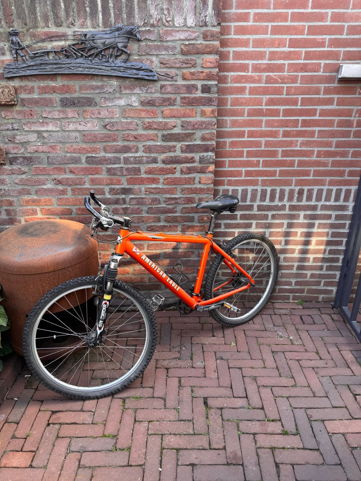 American Eagle Mountainbike - Oranje, Fietsen en Brommers, Hardtail, Ophalen, Gebruikt, Overige merken