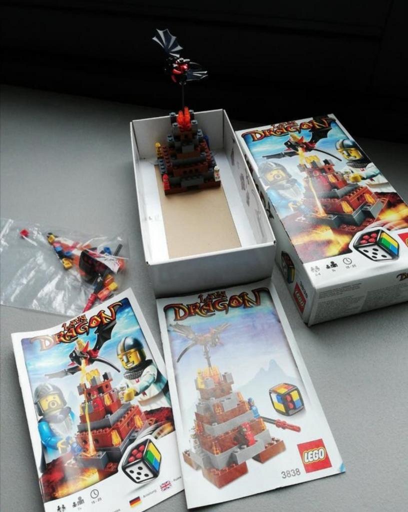 Lava dragon, Lego bordspel, Een of twee spelers, Ophalen of Verzenden, Zo goed als nieuw