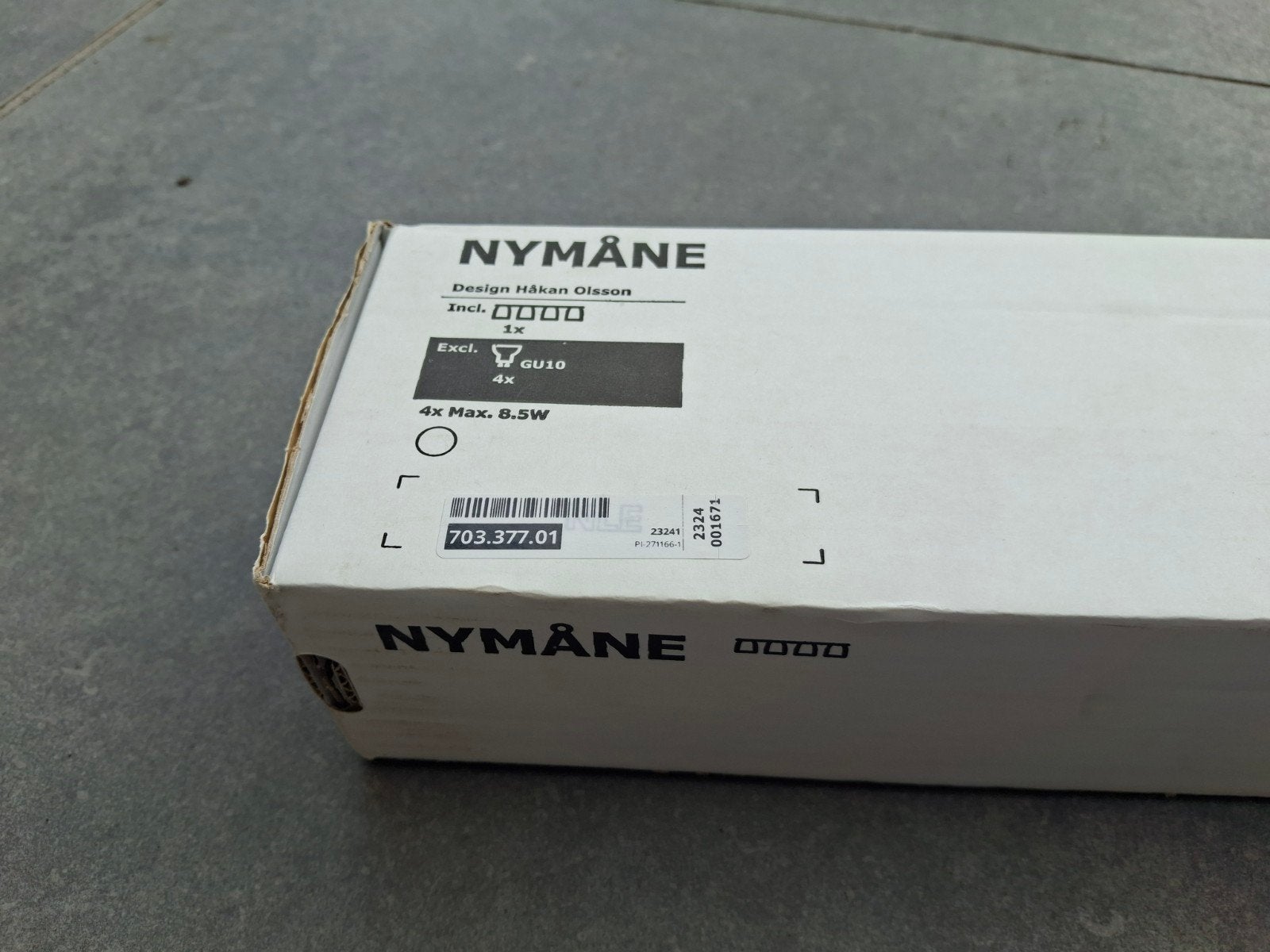 Nieuw IKEA NYMÅNE Plafondspot met 4 spots, wit, GU10, Nieuw, Ophalen of Verzenden, LED