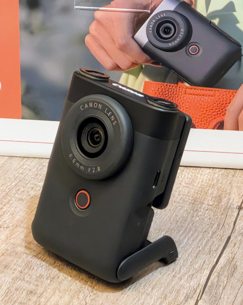 Canon powershot v10 Vlogging Kit & SmallRig Cage, Canon, Zo goed als nieuw, Geheugenkaart, Camera