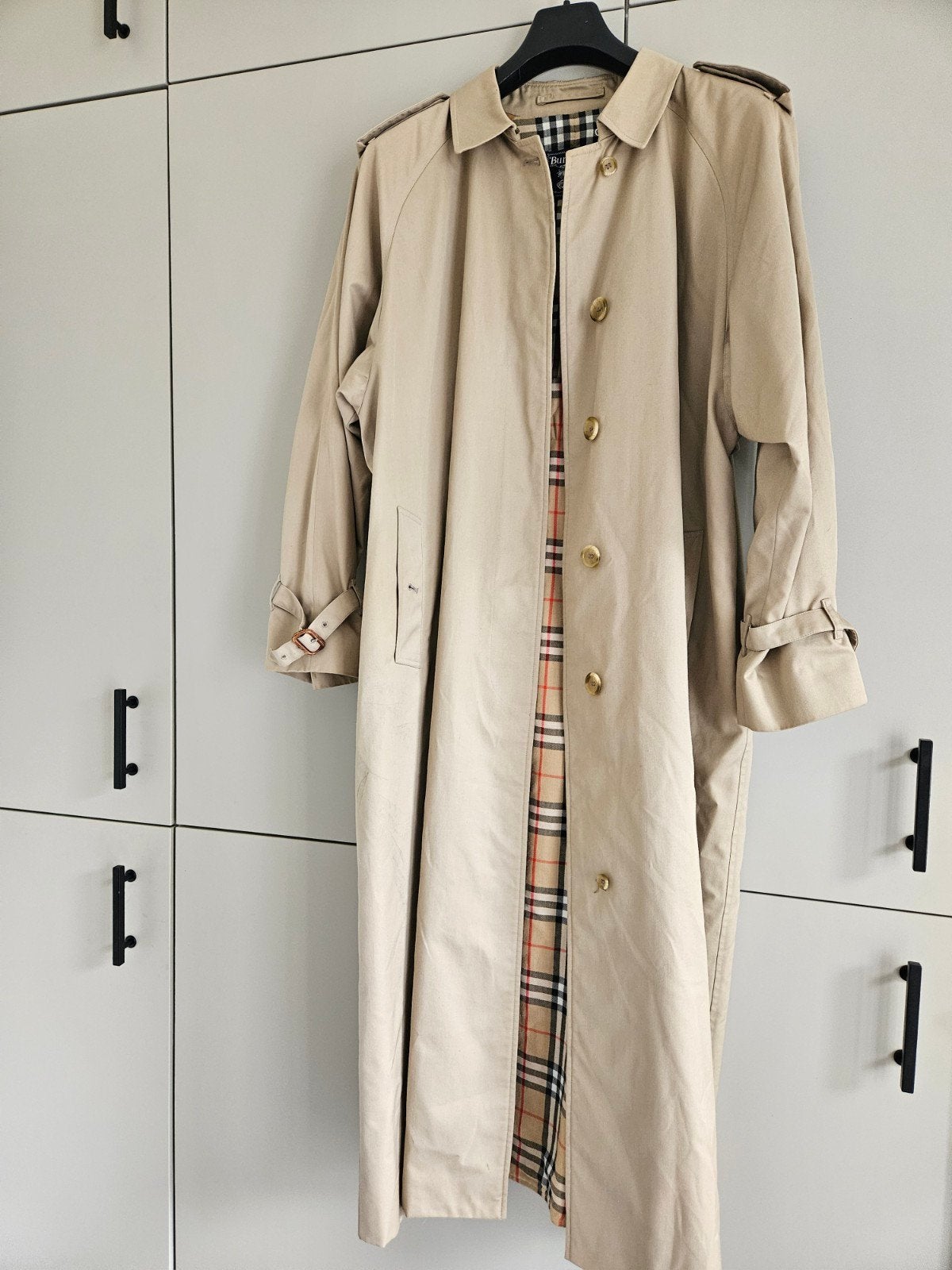Vintage Burberry extra large trenchcoat - De klassieker, Kleding | Dames, Jassen | Zomer, Gedragen, Maat 46/48 (XL) of groter