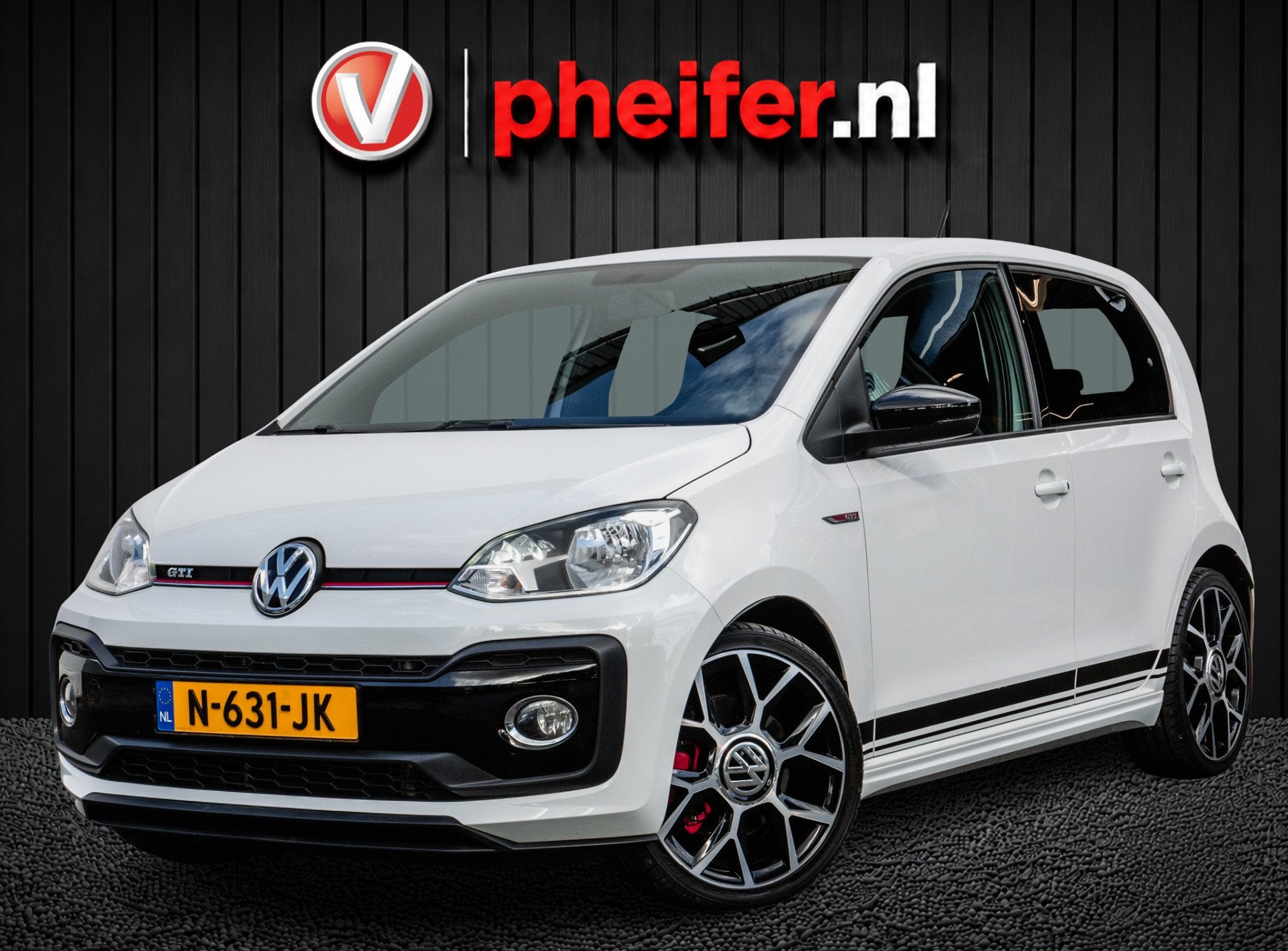 Volkswagen up! 1.0 TSI 116pk GTI Stoelverwarming/ Climate co, 970 kg, Stof, Met garantie (alle), 4 stoelen