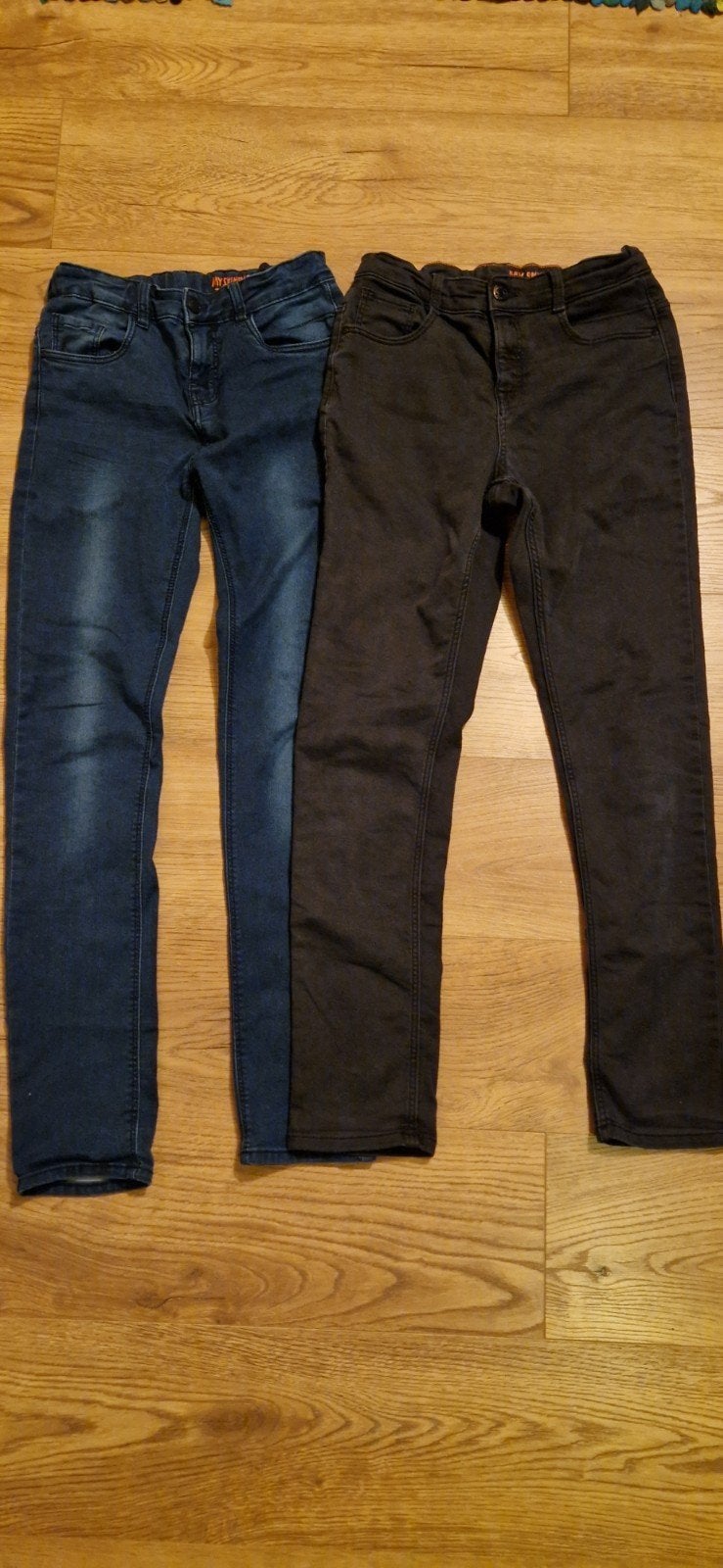 My skinny fit spijkerbroek hema maat 164, Broek, Jongen of Meisje, Ophalen of Verzenden, Zo goed als nieuw