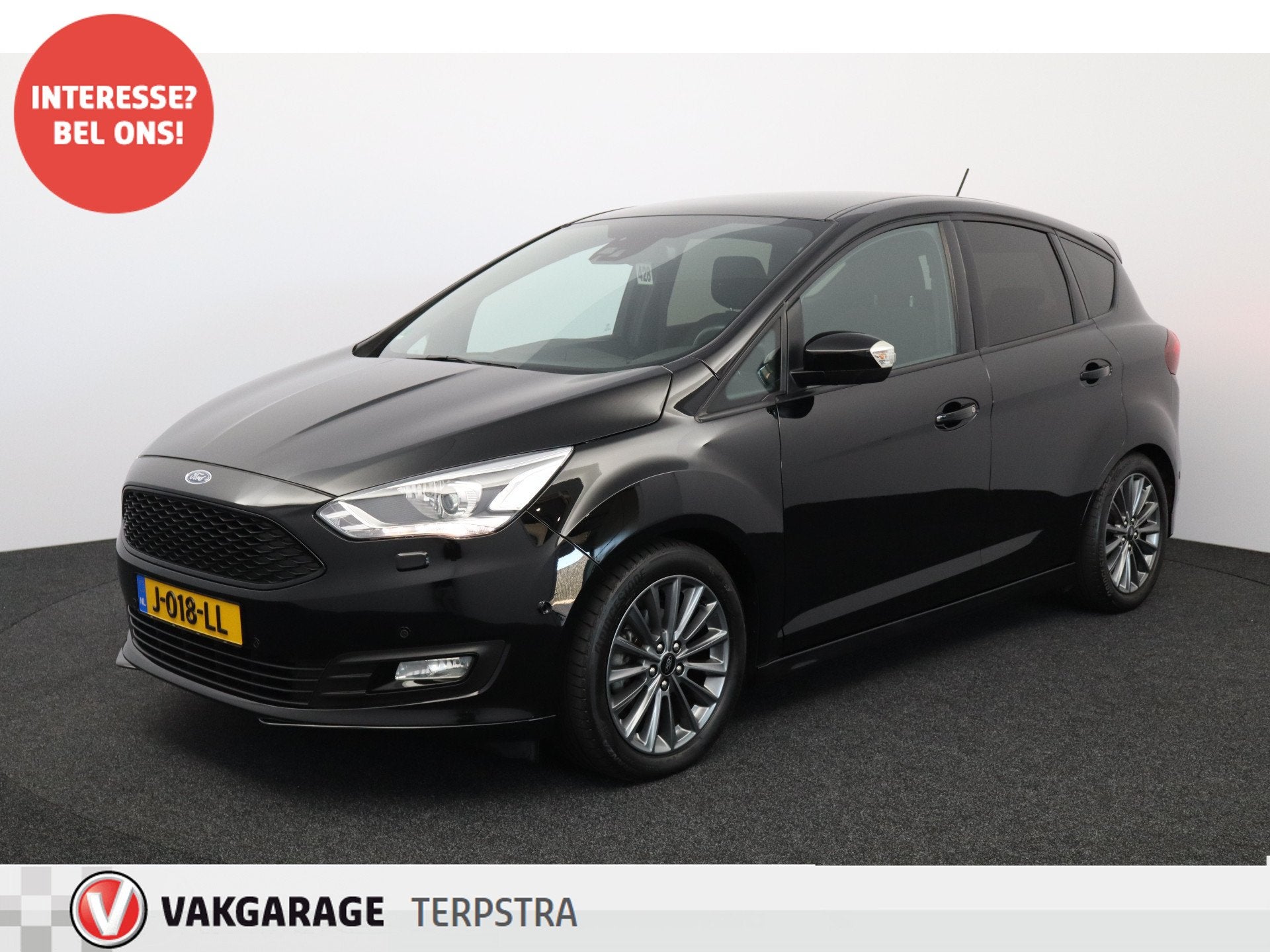 Ford C-MAX 1.0 Titanium Sport/ 17'' LMV/ Bi-Xenon/ Voorruitv, Auto's, Voorwielaandrijving, Zwart, Handgeschakeld, Geïmporteerd