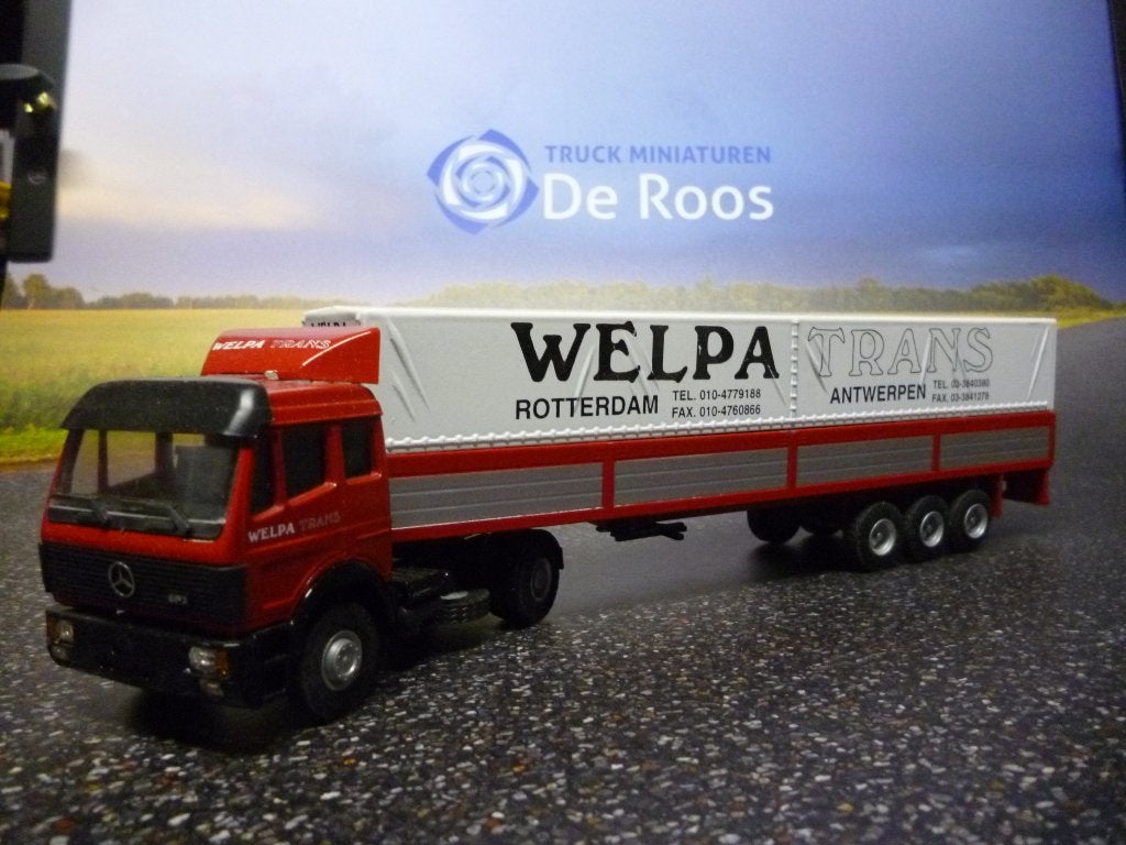 Mercedes SK Welpa Trans, Ophalen of Verzenden, Zo goed als nieuw, Bus of Vrachtwagen, Lion Toys