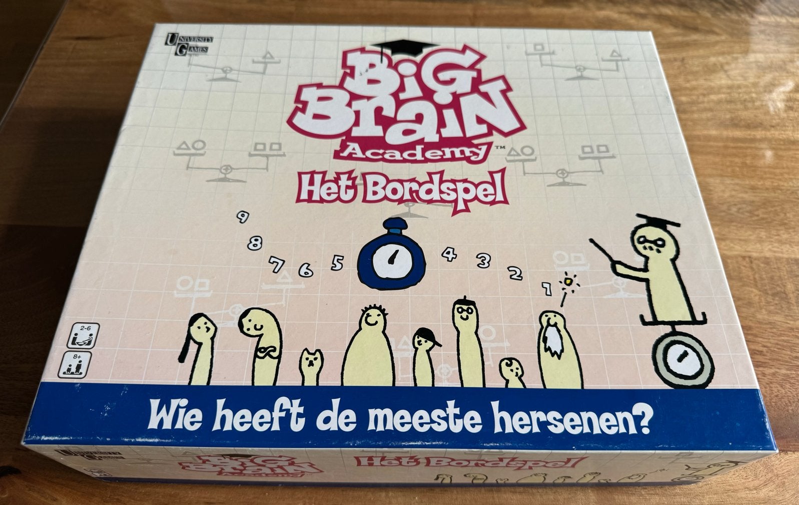 Big Brain Academy: Het Bordspel - Train je hersenen!, Een of twee spelers, Ophalen of Verzenden, Gebruikt