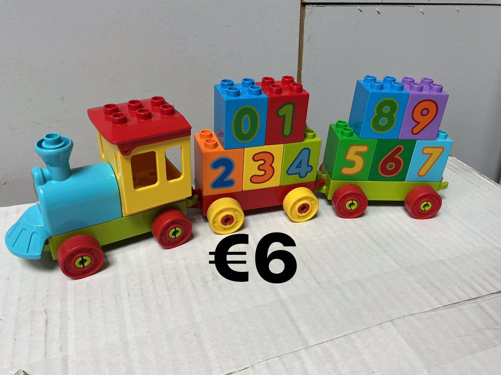 Duplo cijfer trein, Ophalen of Verzenden, Zo goed als nieuw, Duplo