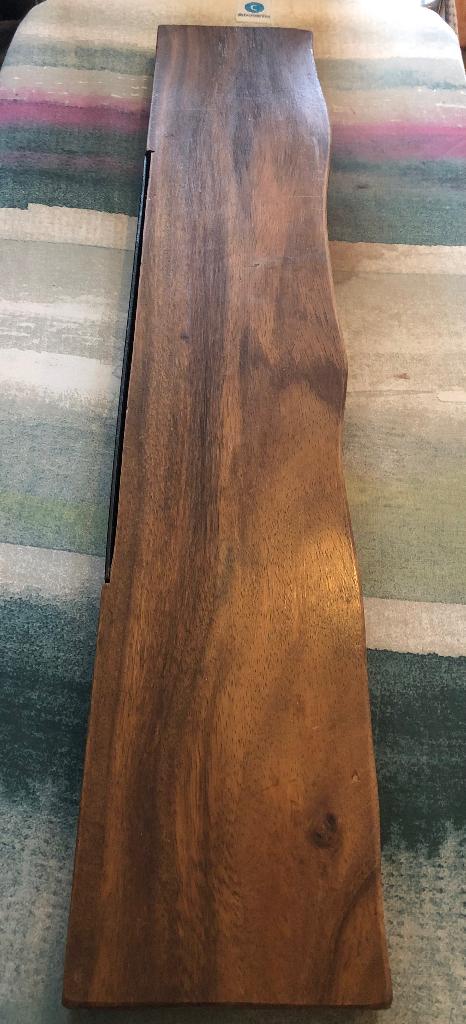 Mooie dikke stevige zwevende wand plank 81cm hout teak, Minder dan 25 mm, Nieuw, Ophalen of Verzenden, Plank