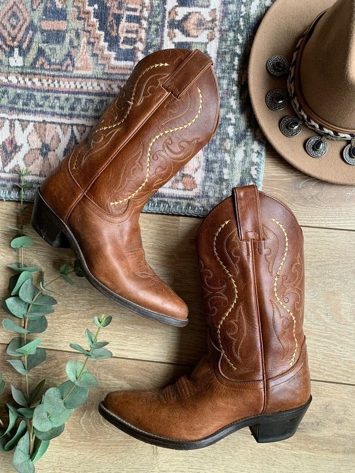Justin Boots cowboylaarzen 37 western boots bohemian laarzen, Hoge laarzen, -, Ophalen of Verzenden, Zo goed als nieuw