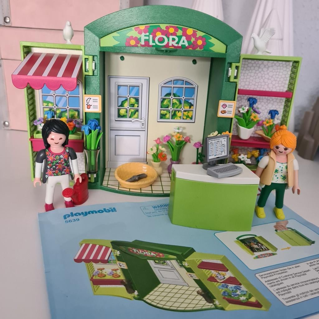 Playmobil 5639 Speelbox Bloemenwinkel, Ophalen of Verzenden, Gebruikt, Complete set