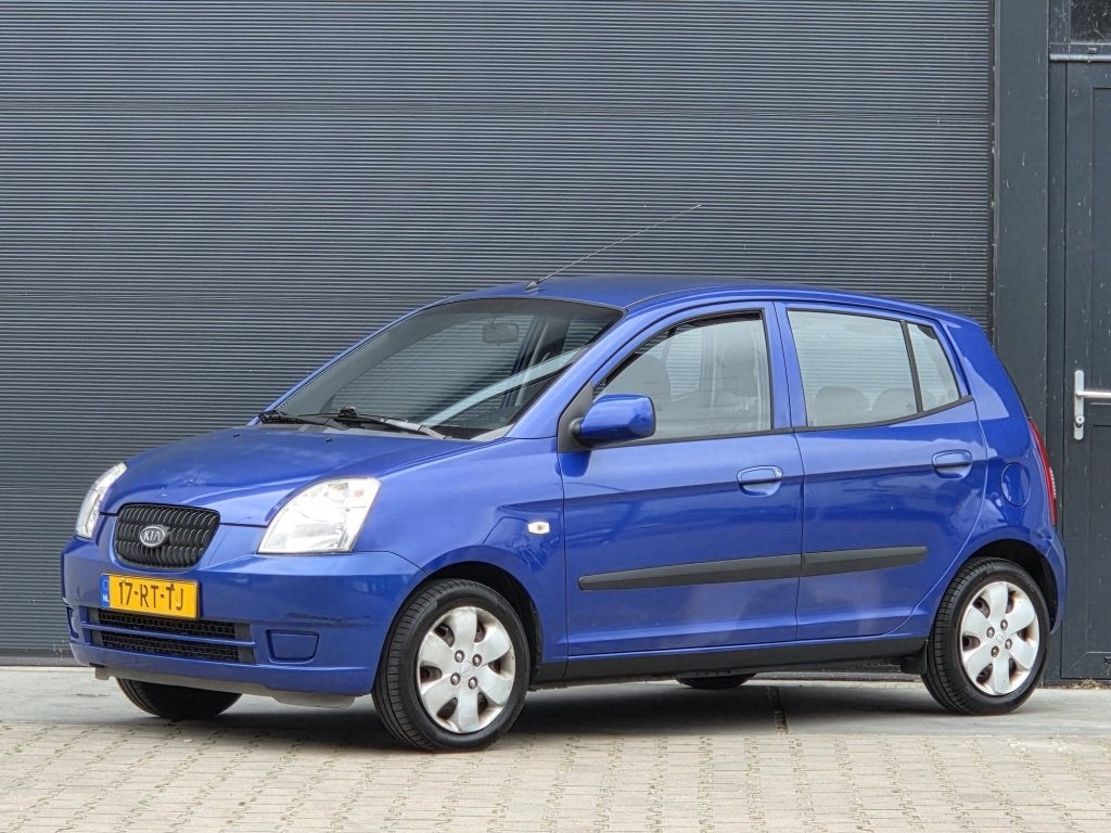 Kia Picanto 1.1 LXE AUTOMAAT NWE APK 10-11-2027! (bj 2005), Gebruikt, 4 cilinders, Blauw, Origineel Nederlands