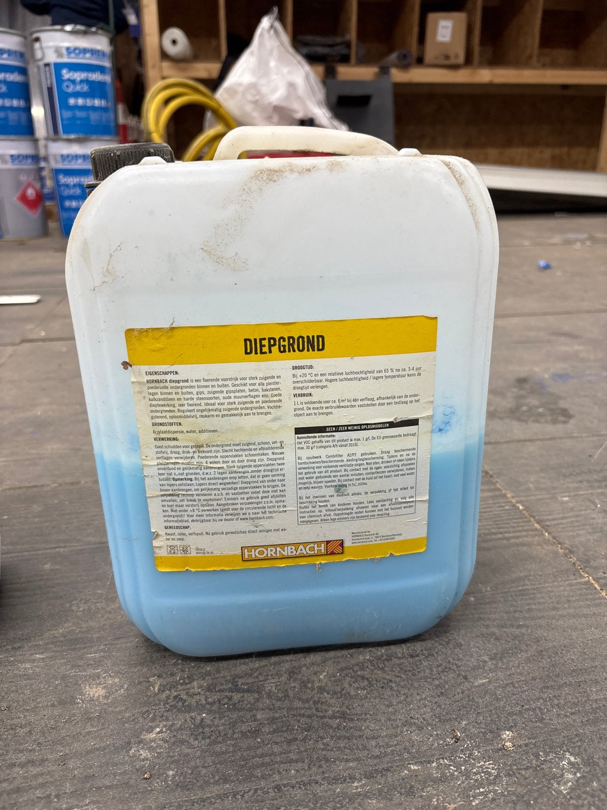 HORNBACH Diepgrond - 5 Liter Voorstrijk, Ophalen, Overige kleuren, 5 tot 10 liter, Nieuw
