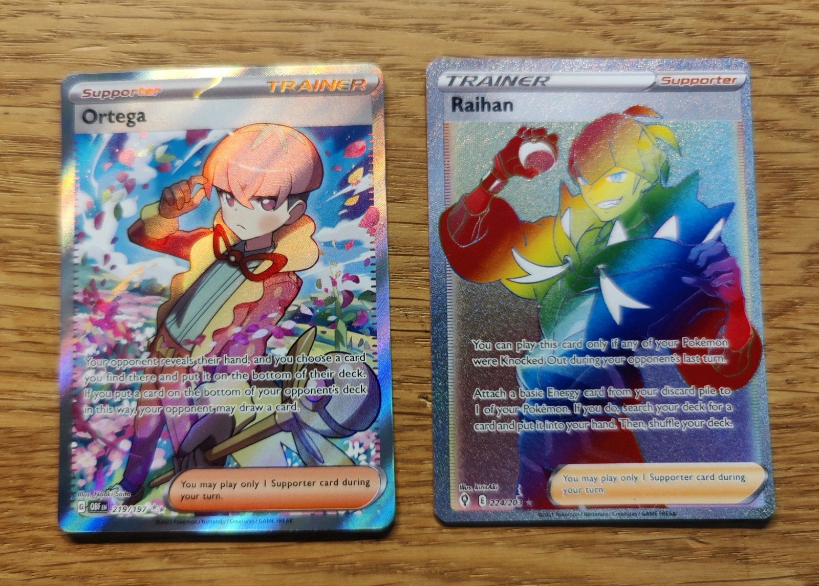 Pokemon kaarten; Raihan & Ortega, Ophalen of Verzenden, Nieuw, Meerdere kaarten