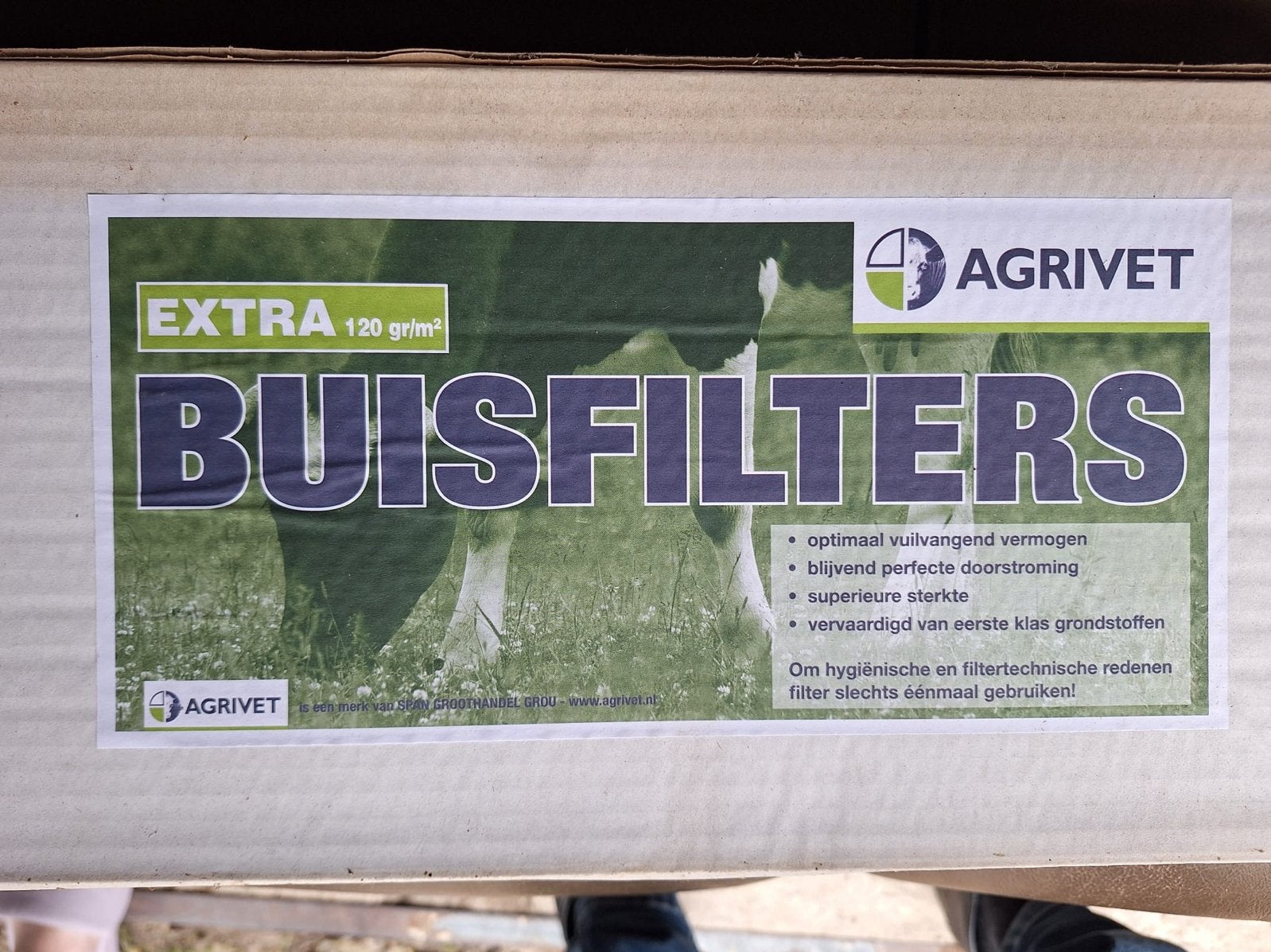 AGRIVET Buisfilters EXTRA 520x58mm - Melkfilters, Verzenden
