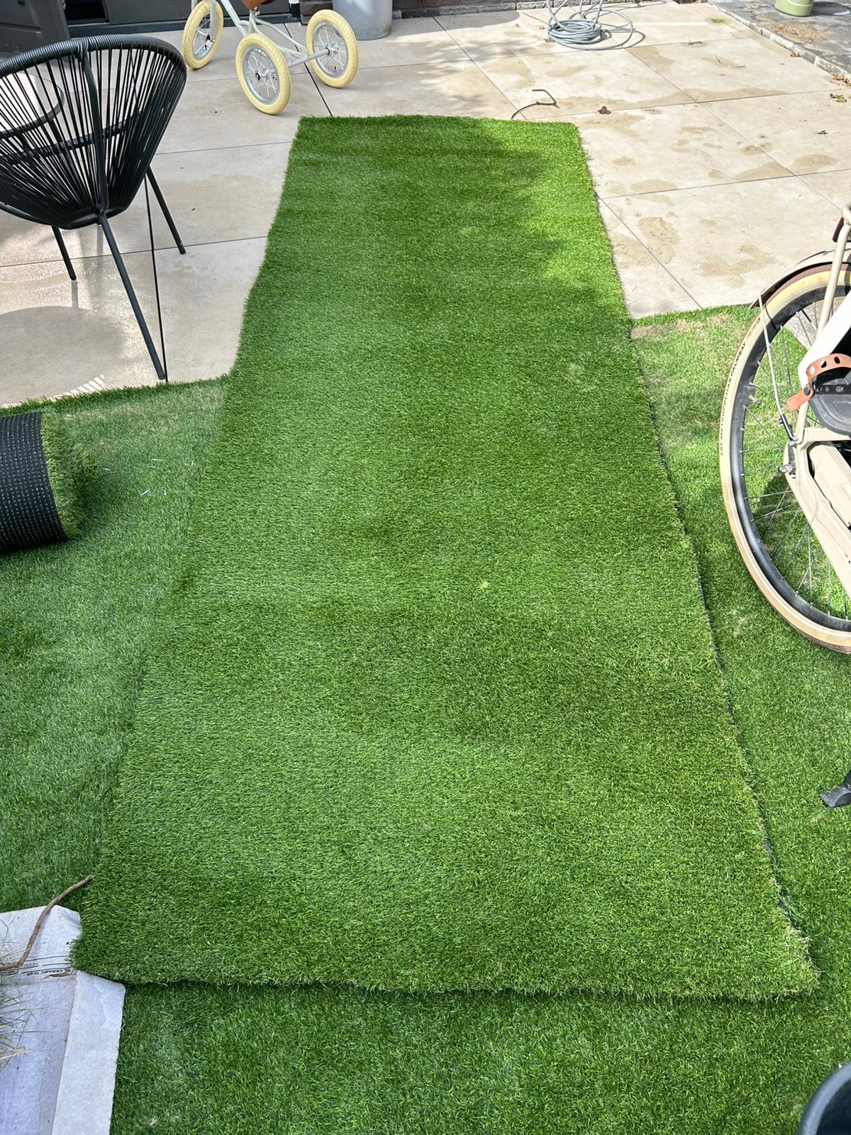 Gratis kunstgras, Tuin en Terras, Ophalen, Zo goed als nieuw, Minder dan 10 m²