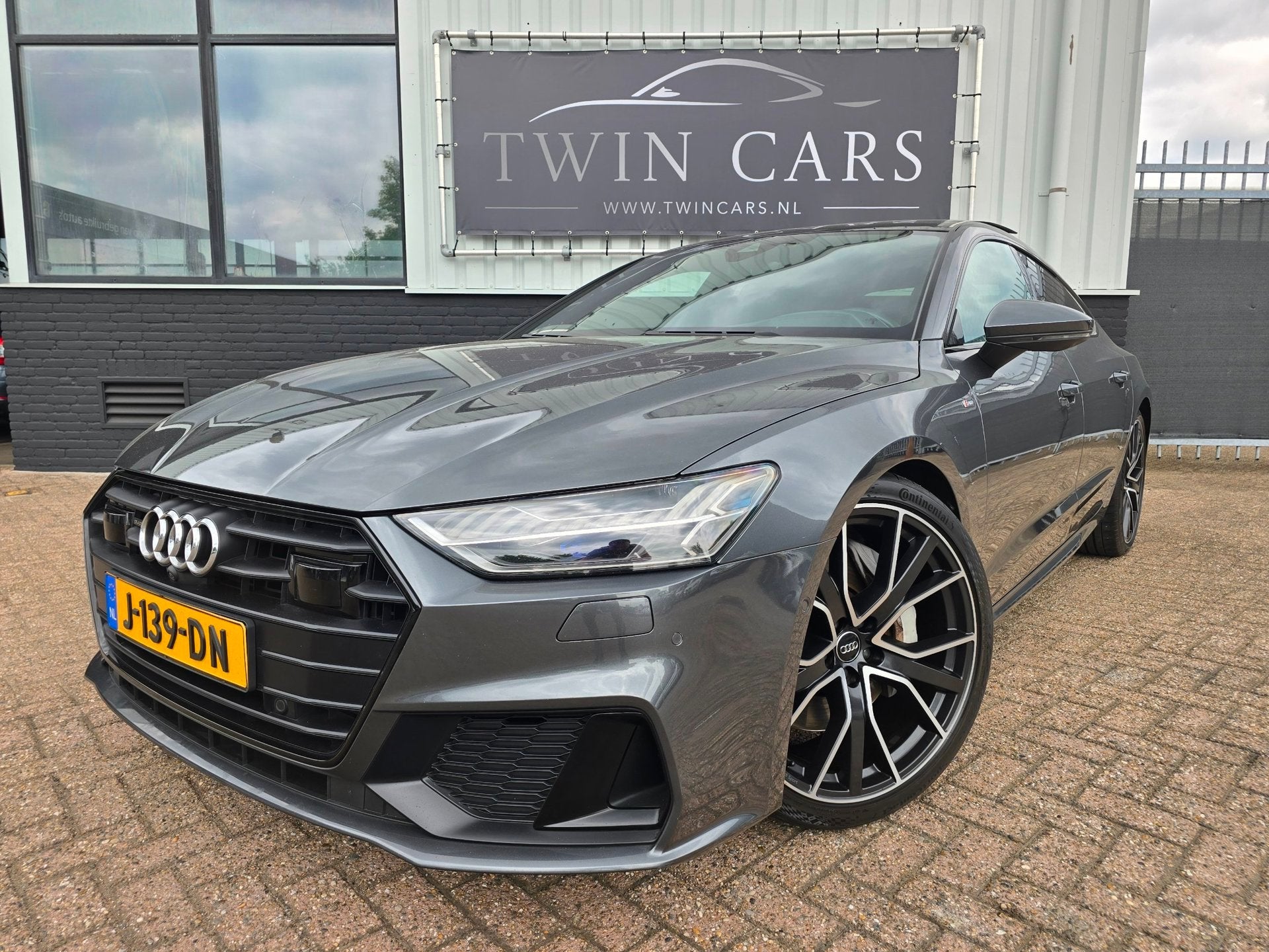 Audi A7 Sportback 55 TFSI quattro S-Line Pano Leder 360 B&O, Auto's, Gebruikt, 2995 cc, 2000 kg, Bedrijf