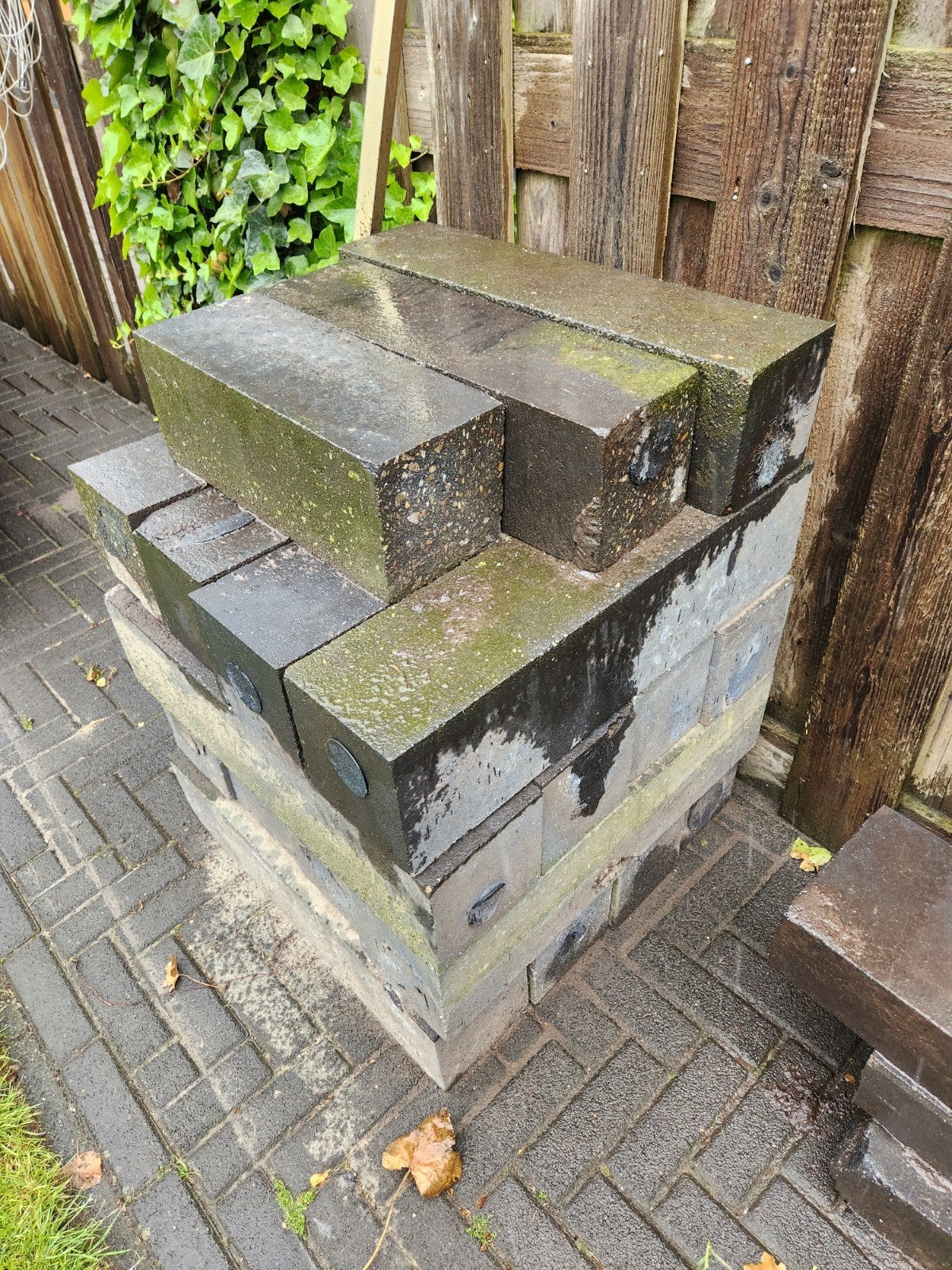 Beton banden GRATIS, Tuin en Terras, Tegels en Klinkers, Ophalen, Beton, Minder dan 5 m², Overige typen