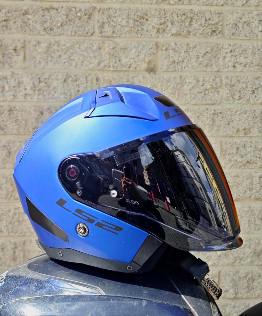 LS2 Infinity 2 Jethelm - Maat Onbekend, Motoren, Ophalen of Verzenden, Tweedehands, Jethelm, Dames