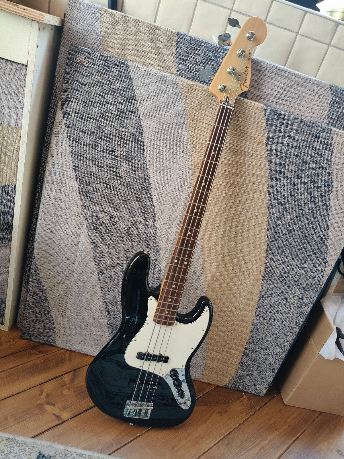 Fender Player Jazz Bass 2018 met koffer, Ophalen, Zo goed als nieuw