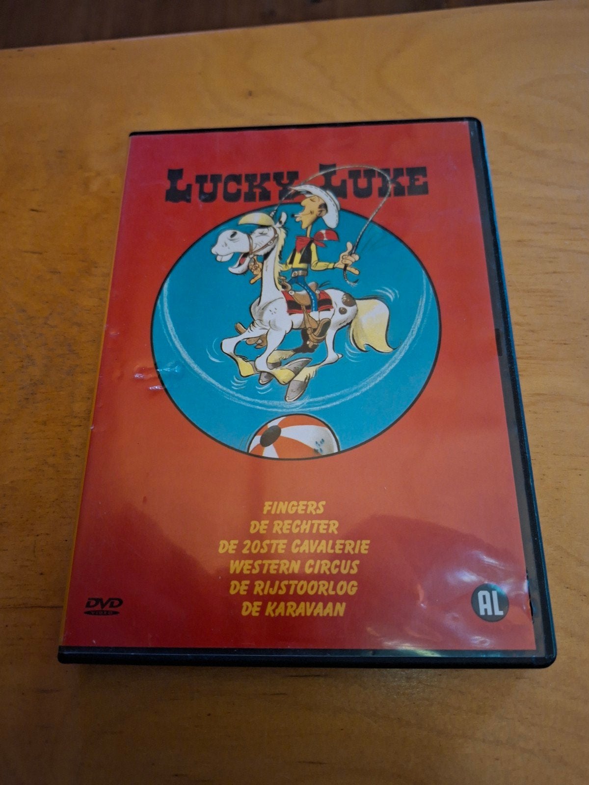 Lucky Luke DVD - Fingers, De Rechter, De 20ste Cavalerie, Europees, Gebruikt, Tekenfilm, Alle leeftijden