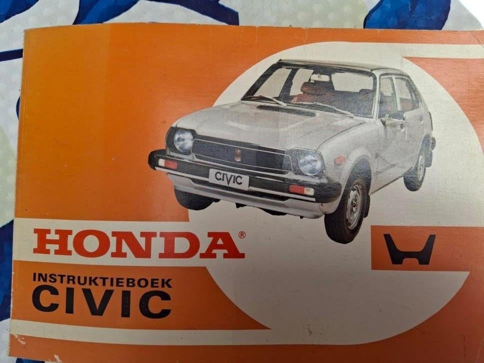 Honda Civic Instructieboekje Jaren '70-'80 - Handleiding, Auto diversen, Handleidingen en Instructieboekjes, Ophalen of Verzenden