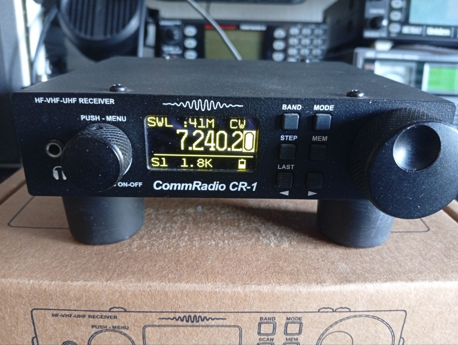 CommRadio CR-1 Ontvanger - HF/VHF/UHF receiver, Ophalen, Zo goed als nieuw