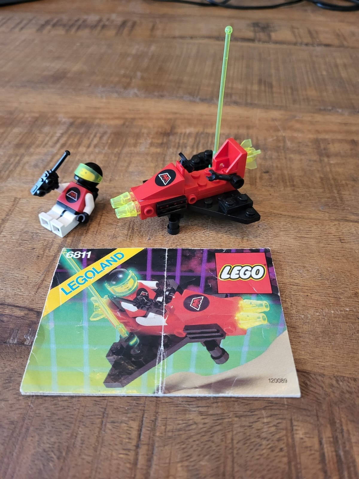 Lego Legoland 6811 - Ruimteschip met minifiguur, Kinderen en Baby's, Speelgoed | Duplo en Lego, Ophalen of Verzenden